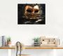 Artland Artprint Venetiaans masker met bladgoud als artprint van aluminium artprint voor buiten artprint op linnen poster muursticker - Thumbnail 2