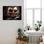 Artland Artprint Venetiaans masker met bladgoud als artprint van aluminium artprint voor buiten artprint op linnen poster muursticker - Thumbnail 3