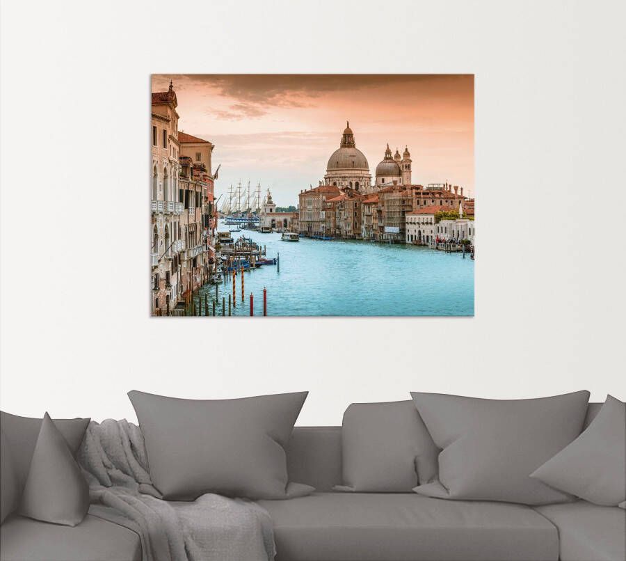 Artland Artprint Venetië Canal Grande I als artprint van aluminium artprint voor buiten artprint op linnen poster muursticker