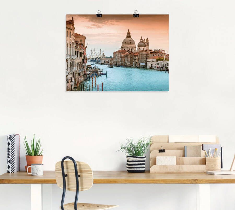 Artland Artprint Venetië Canal Grande I als artprint van aluminium artprint voor buiten artprint op linnen poster muursticker