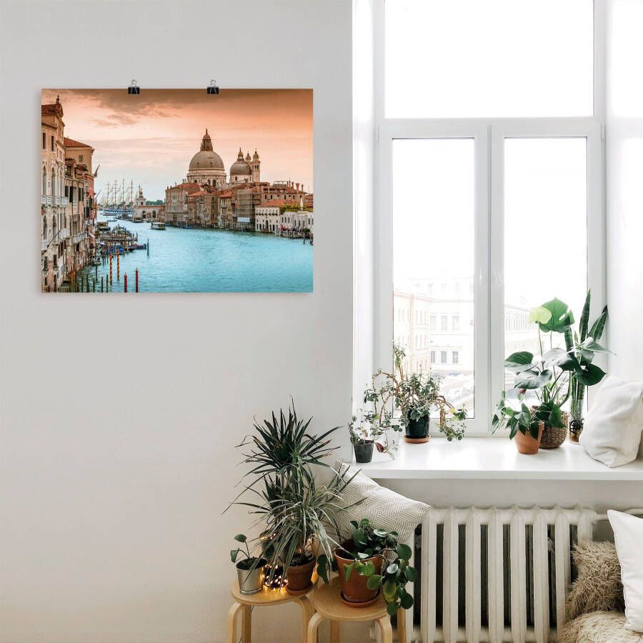 Artland Artprint Venetië Canal Grande I als artprint van aluminium artprint voor buiten artprint op linnen poster muursticker