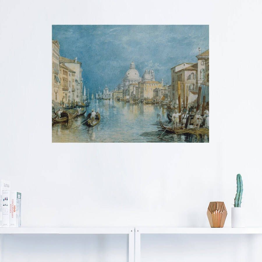 Artland Artprint Venetië Canale Grande. als artprint op linnen poster in verschillende formaten maten - Foto 2