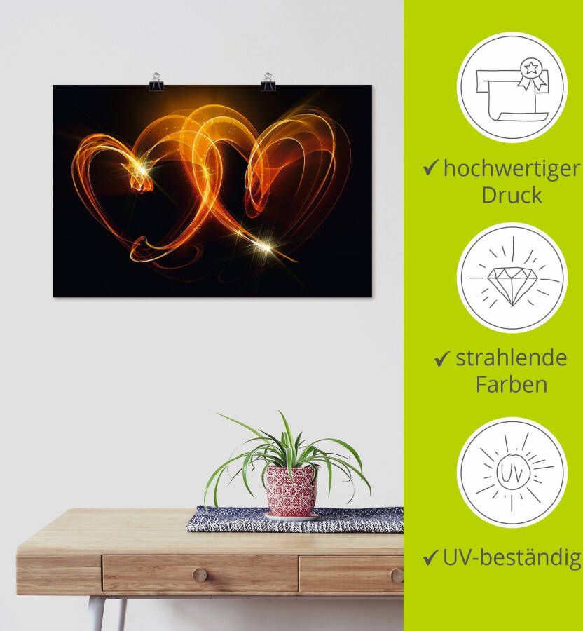 Artland Artprint Verbondenheid als artprint van aluminium artprint voor buiten artprint op linnen poster muursticker