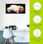 Artland Artprint Vermoeide kat als artprint op linnen poster muursticker in verschillende maten - Thumbnail 4