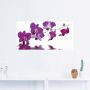 Artland Artprint op linnen Violette orchideeën gespannen op een spieraam - Thumbnail 2