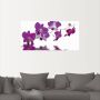 Artland Artprint op linnen Violette orchideeën gespannen op een spieraam - Thumbnail 3