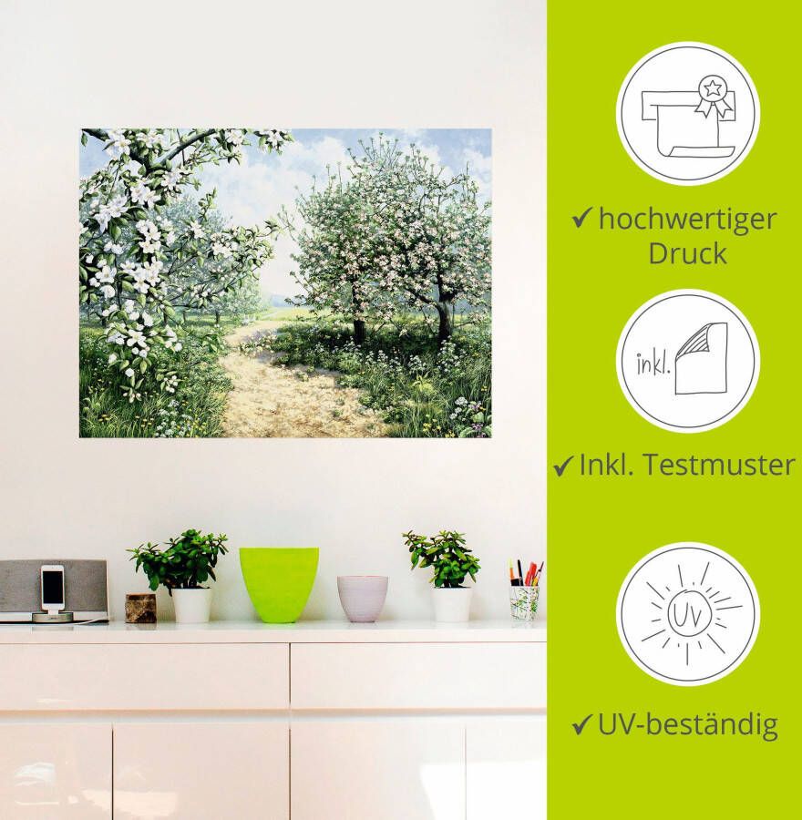 Artland Artprint Voorjaar I als artprint op linnen poster muursticker in verschillende maten