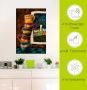 Artland Artprint Vrolijke koffiekopjes als artprint van aluminium artprint voor buiten artprint op linnen poster muursticker - Thumbnail 4