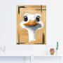 Artland Artprint Vrolijke struisvogel als poster muursticker in verschillende maten - Thumbnail 2