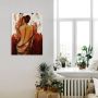 Artland Artprint Vrouw in rood als artprint op linnen poster muursticker in verschillende maten - Thumbnail 2