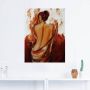 Artland Artprint Vrouw in rood als artprint op linnen poster muursticker in verschillende maten - Thumbnail 3