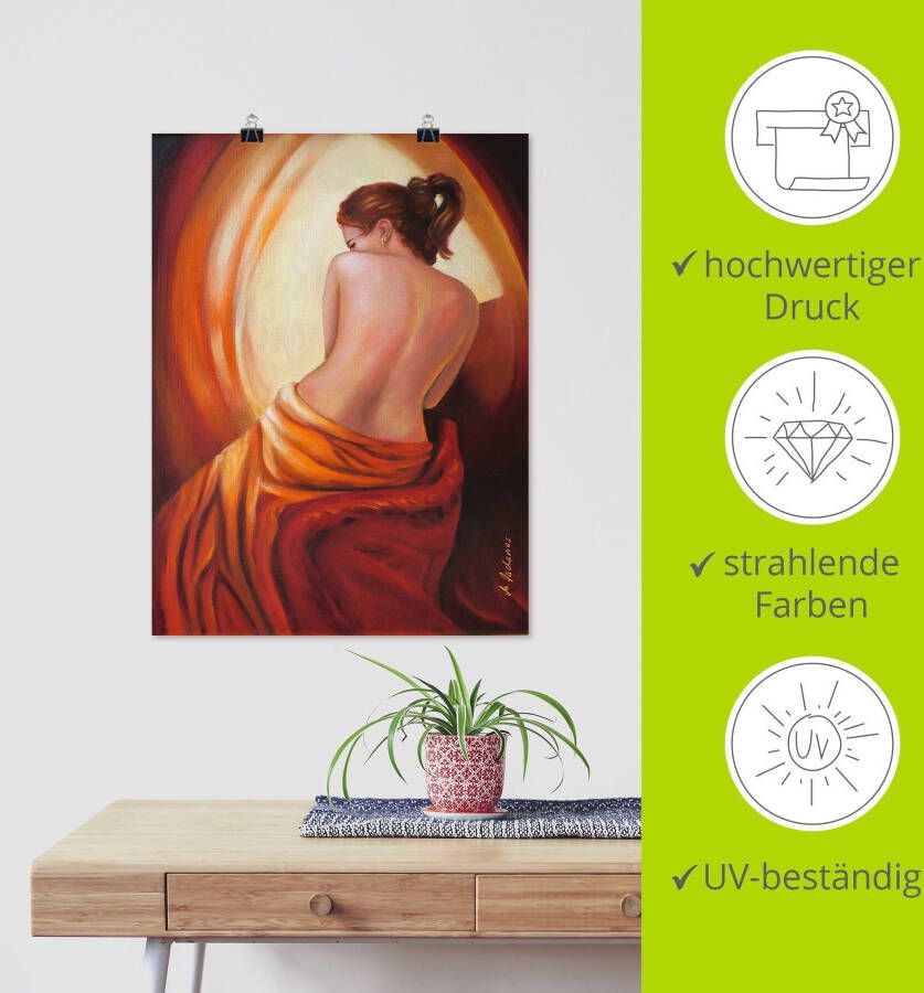 Artland Artprint Vrouwelijkheid in het licht als poster in verschillende formaten maten