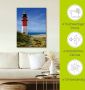 Artland Artprint Vuurtoren aan de dijk als artprint op linnen poster muursticker in verschillende maten - Thumbnail 3