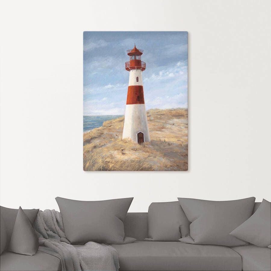 Artland Artprint Vuurtoren I als artprint van aluminium artprint op linnen muursticker verschillende maten