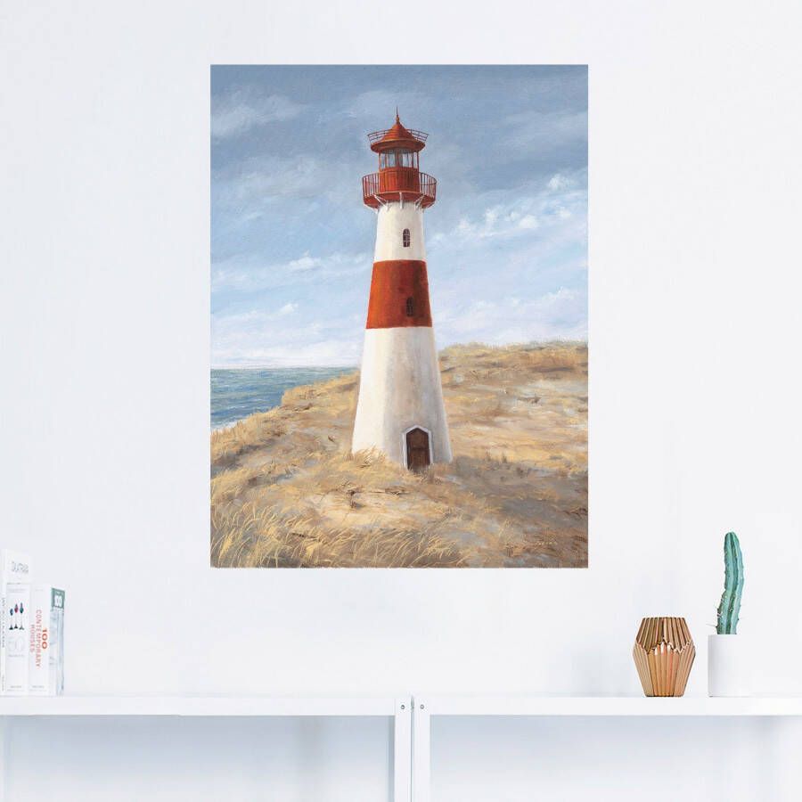 Artland Artprint Vuurtoren I als artprint van aluminium artprint op linnen muursticker verschillende maten