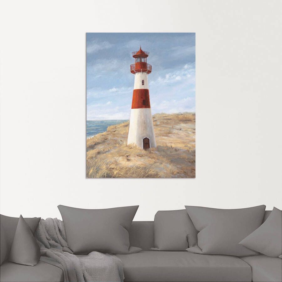 Artland Artprint Vuurtoren I als artprint van aluminium artprint op linnen muursticker verschillende maten