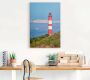 Artland Artprint Vuurtoren van Amrum als artprint op linnen poster in verschillende formaten maten - Thumbnail 2