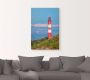 Artland Artprint Vuurtoren van Amrum als artprint op linnen poster in verschillende formaten maten - Thumbnail 3