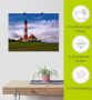 Artland Artprint Vuurtoren Westerheversand als artprint op linnen poster in verschillende formaten maten - Thumbnail 6