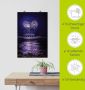 Artland Artprint Vuurwerk aan de zee als artprint van aluminium artprint op linnen muursticker of poster in verschillende maten - Thumbnail 4