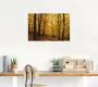 Artland Artprint Wandeling in herfstbos als artprint van aluminium artprint voor buiten artprint op linnen poster in verschillende maten. maten - Thumbnail 3