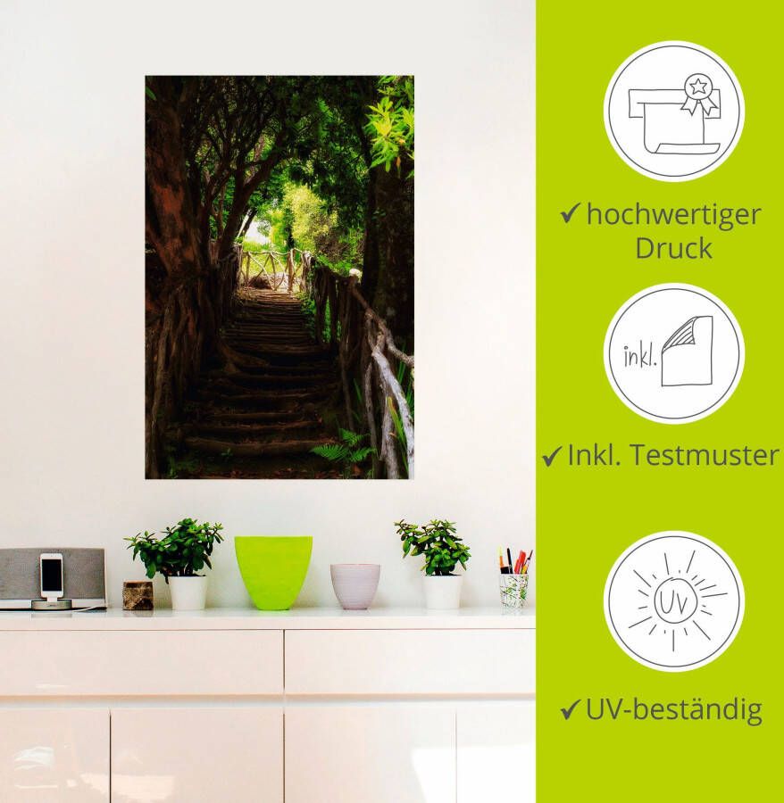 Artland Artprint Wandelpad als poster muursticker in verschillende maten