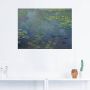 Artland Artprint op linnen Waterlelievijver gespannen op een spieraam - Thumbnail 2