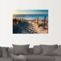 Artland Artprint Weg naar het Noordzeestrand zonsondergang als artprint van aluminium artprint voor buiten artprint op linnen poster muursticker - Thumbnail 4