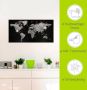 Artland Artprint Wereldkaart glitter als artprint van aluminium artprint voor buiten artprint op linnen poster muursticker - Thumbnail 5