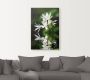 Artland Artprint Wildeknoflookbloemen met waterspiegeling als artprint op linnen poster in verschillende formaten maten - Thumbnail 3