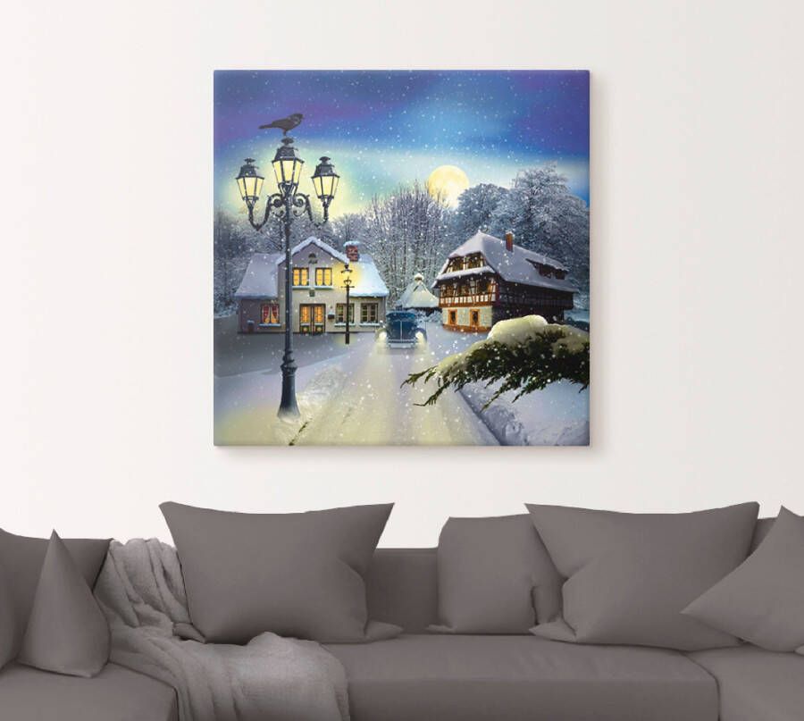 Artland Artprint Wintertijd als artprint op linnen poster muursticker in verschillende maten