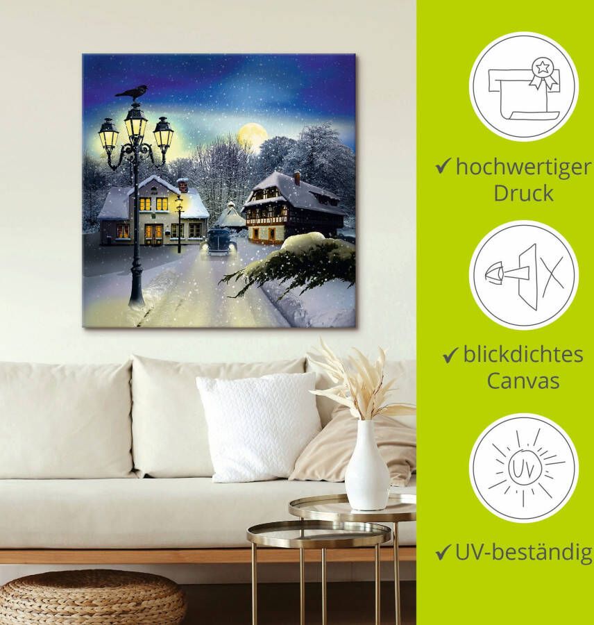 Artland Artprint Wintertijd als artprint op linnen poster muursticker in verschillende maten