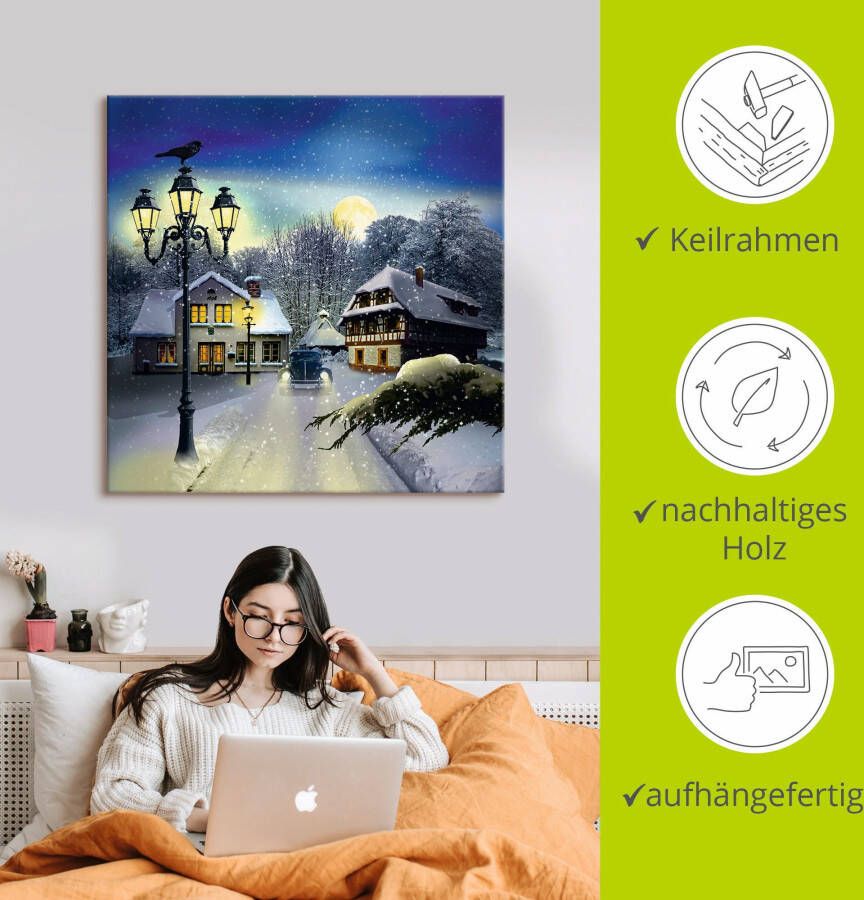 Artland Artprint Wintertijd als artprint op linnen poster muursticker in verschillende maten