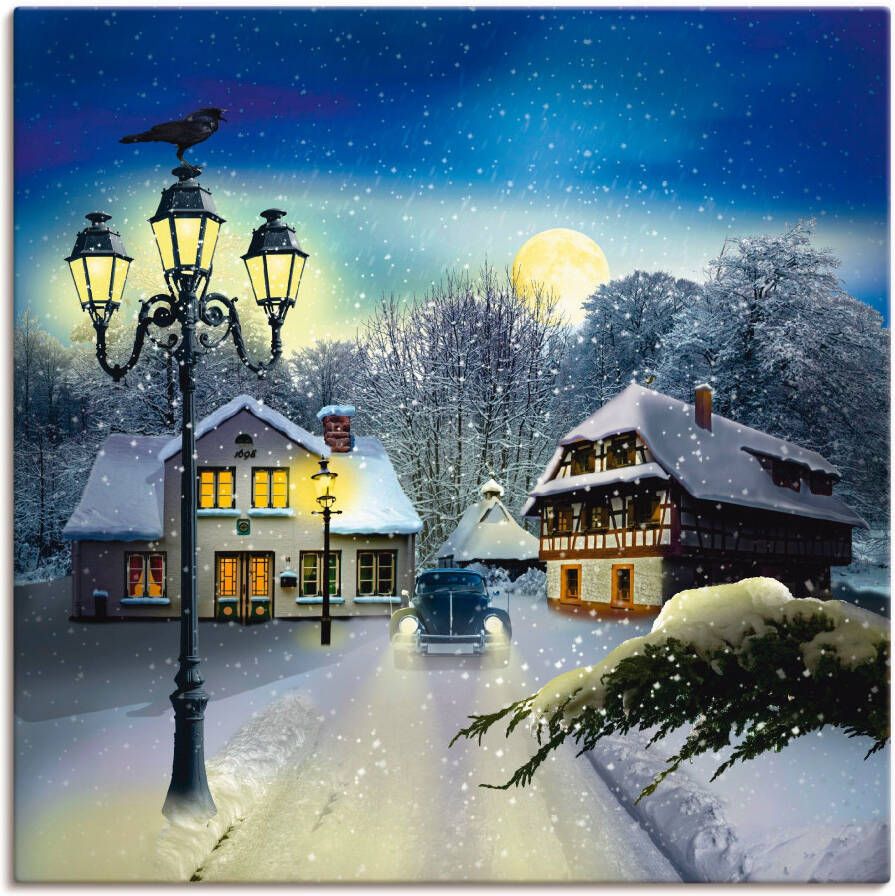 Artland Artprint Wintertijd als artprint op linnen poster muursticker in verschillende maten