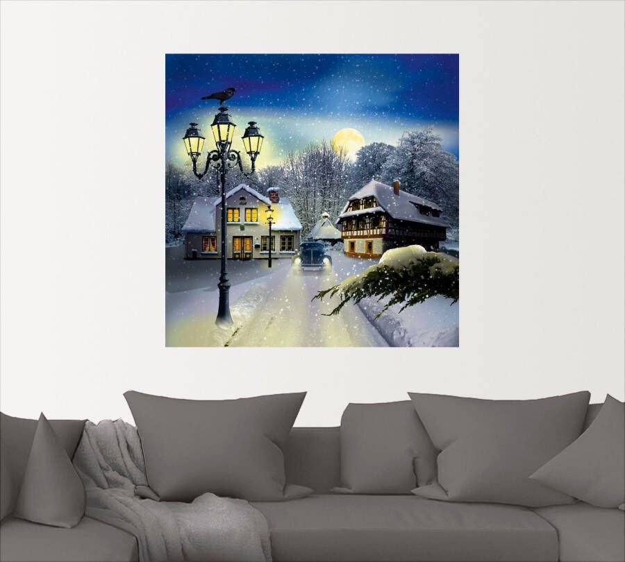 Artland Artprint Wintertijd als artprint op linnen poster muursticker in verschillende maten