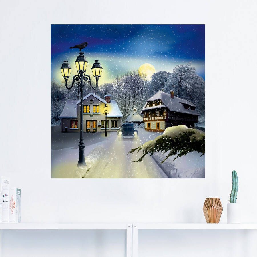 Artland Artprint Wintertijd als artprint op linnen poster muursticker in verschillende maten