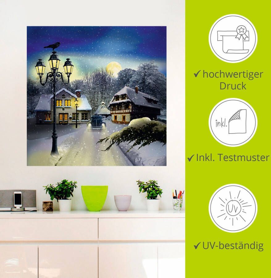 Artland Artprint Wintertijd als artprint op linnen poster muursticker in verschillende maten