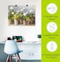 Artland Artprint Witte geraniums als artprint op linnen poster in verschillende formaten maten - Thumbnail 5