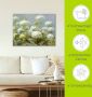 Artland Artprint Witte hortensia's tuin als artprint op linnen poster muursticker in verschillende maten - Thumbnail 5