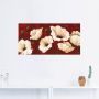 Artland Artprint Witte klaprozen voor rood als artprint van aluminium artprint voor buiten artprint op linnen poster muursticker - Thumbnail 2