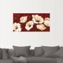 Artland Artprint Witte klaprozen voor rood als artprint van aluminium artprint voor buiten artprint op linnen poster muursticker - Thumbnail 3