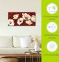 Artland Artprint Witte klaprozen voor rood als artprint van aluminium artprint voor buiten artprint op linnen poster muursticker - Thumbnail 5