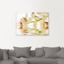 Artland Artprint Witte orchidee met waterreflectie als artprint op linnen poster in verschillende formaten maten - Thumbnail 3