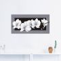 Artland Artprint Witte orchideeën op grijs als artprint van aluminium artprint voor buiten artprint op linnen poster muursticker - Thumbnail 3