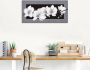 Artland Artprint Witte orchideeën op grijs als artprint van aluminium artprint voor buiten artprint op linnen poster muursticker - Thumbnail 4