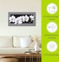 Artland Artprint Witte orchideeën op grijs als artprint van aluminium artprint voor buiten artprint op linnen poster muursticker - Thumbnail 5