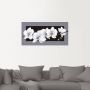 Artland Artprint Witte orchideeën op grijs als artprint van aluminium artprint voor buiten artprint op linnen poster muursticker - Thumbnail 2