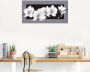 Artland Artprint Witte orchideeën op grijs als artprint van aluminium artprint voor buiten artprint op linnen poster muursticker - Thumbnail 5