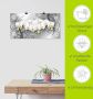 Artland Artprint Witte orchideeën op ornamenten als artprint van aluminium artprint voor buiten artprint op linnen poster muursticker - Thumbnail 6