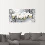 Artland Artprint Witte orchideeën op ornamenten als artprint van aluminium artprint voor buiten artprint op linnen poster muursticker - Thumbnail 3